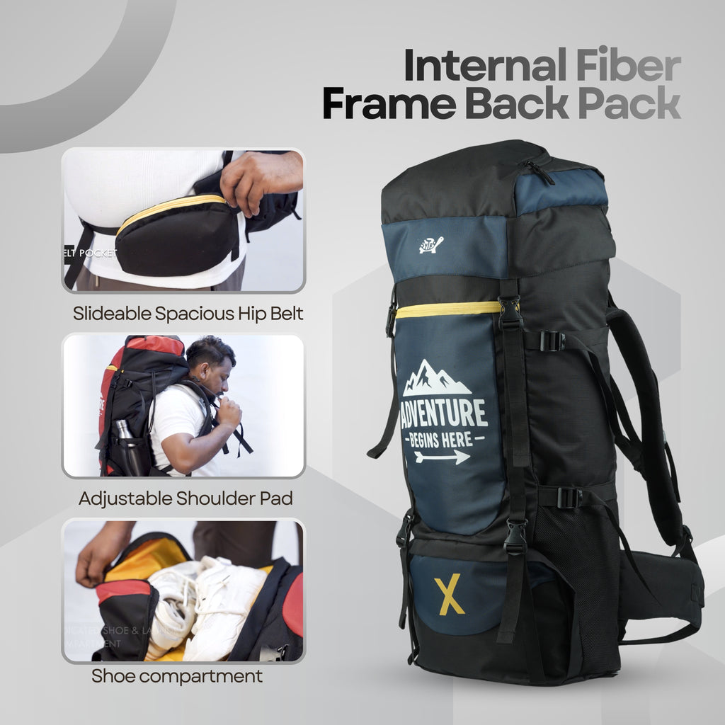 Sytro SHELLX GLACIER 80L Trekking Backpack