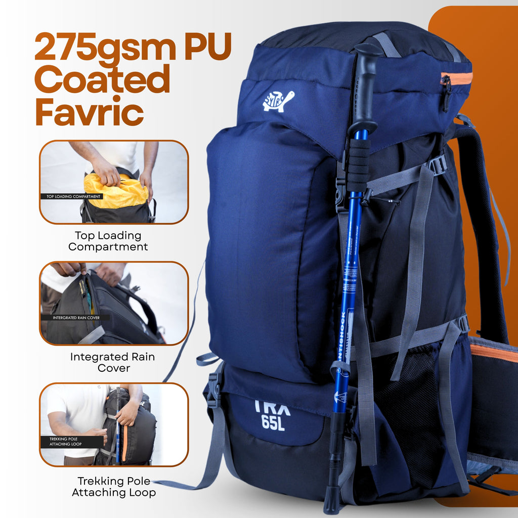 Sytro TRX 65L BLUE Trekking Backpack