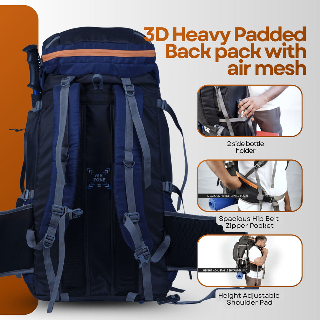 Sytro TRX 65L BLUE Trekking Backpack