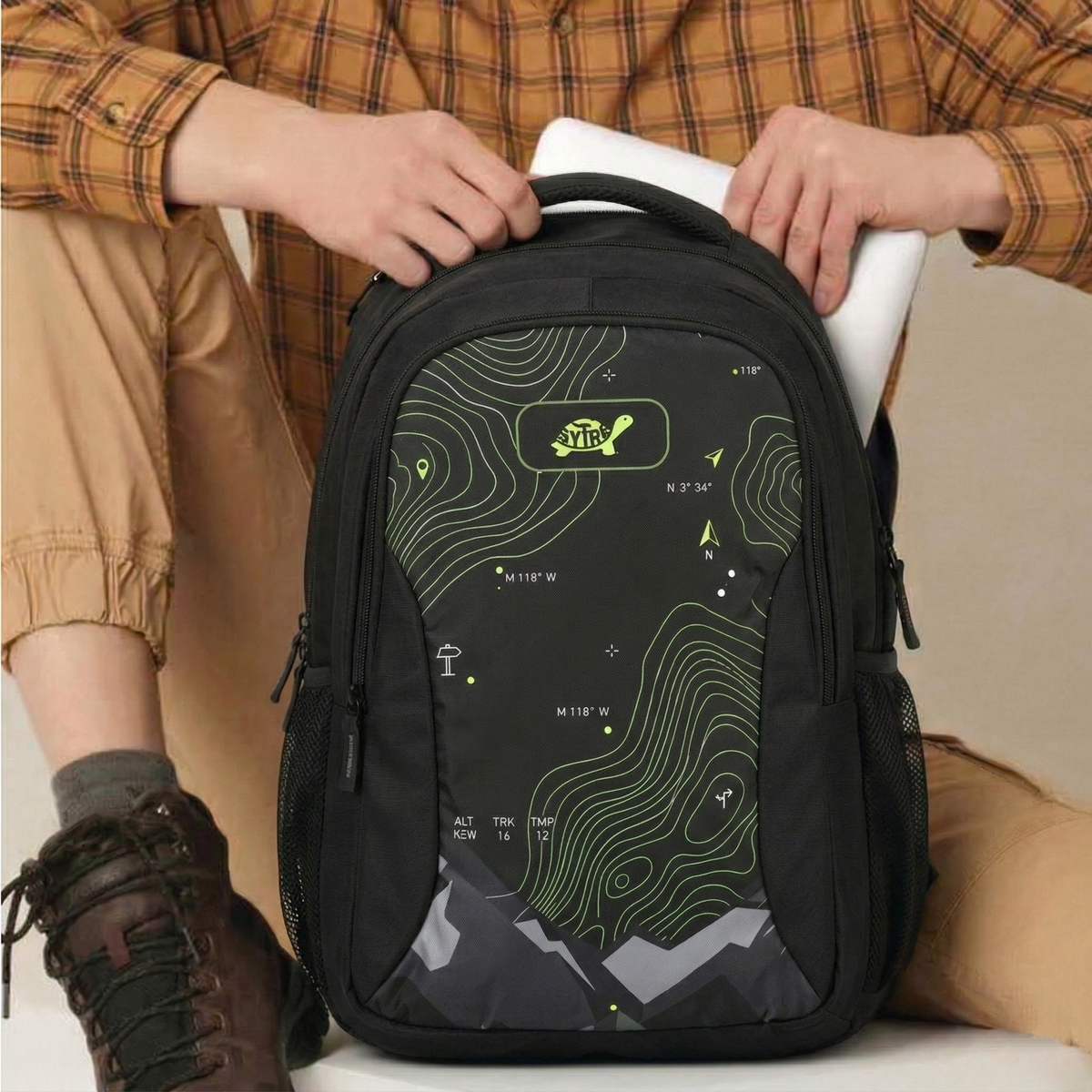 TRACK WAVE - Premium Waterproof 41L Laptop & Travel Backpack