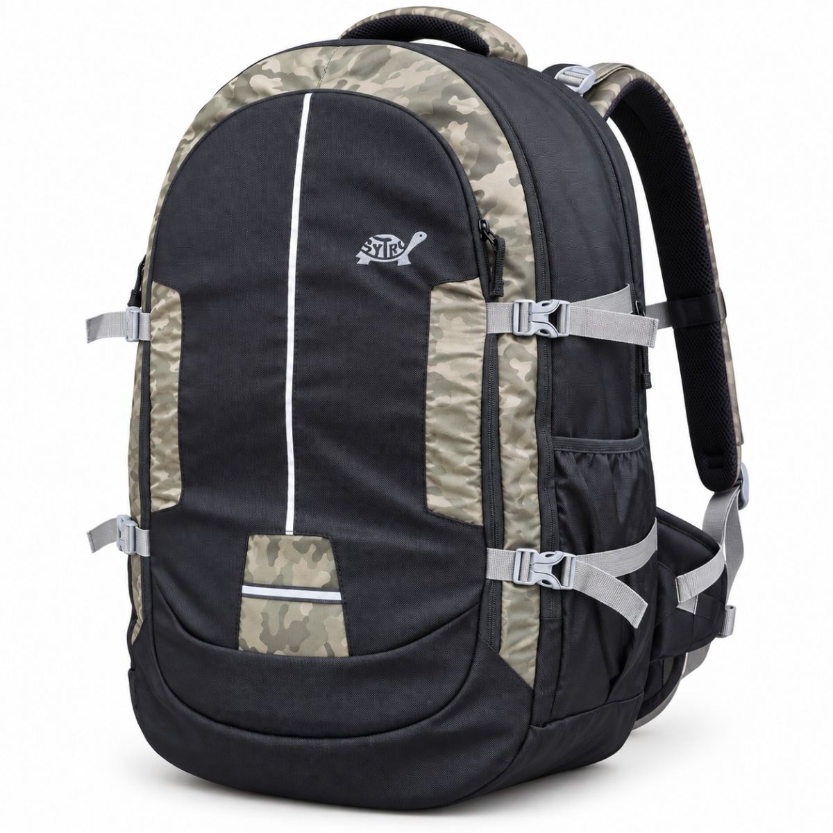 SYTRO Camo 60L Trekking & Travel Backpack with Laptop Sleeve, Water-Resistant