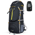 Thunder 75L Rucksack for Trekking & Travel | Hiking Backpack with Rain Cover (black)