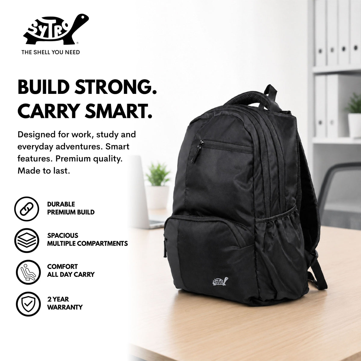 ShellX V.26 15.6 inch Laptop Backpack, 34L