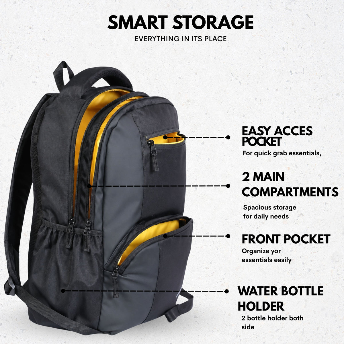 ShellX V.26 15.6 inch Laptop Backpack, 34L