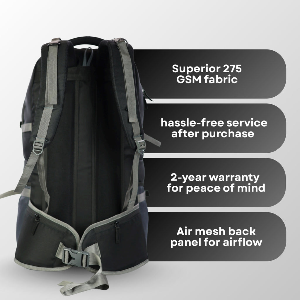 Sytro Shell Trexo 55 Litres Trekking Backpack