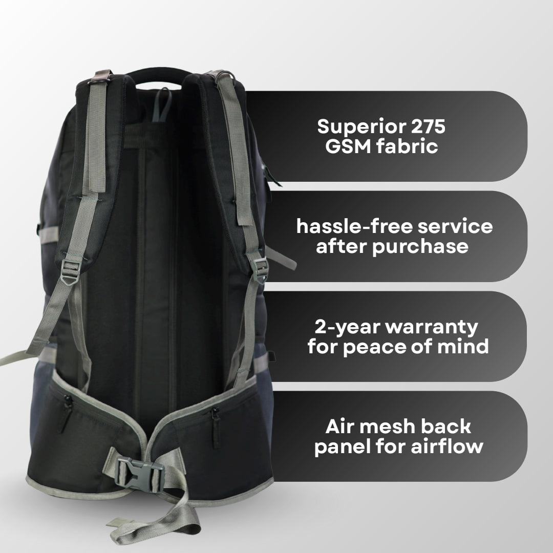 Sytro Shell Trexo 55 Litres Trekking Backpack