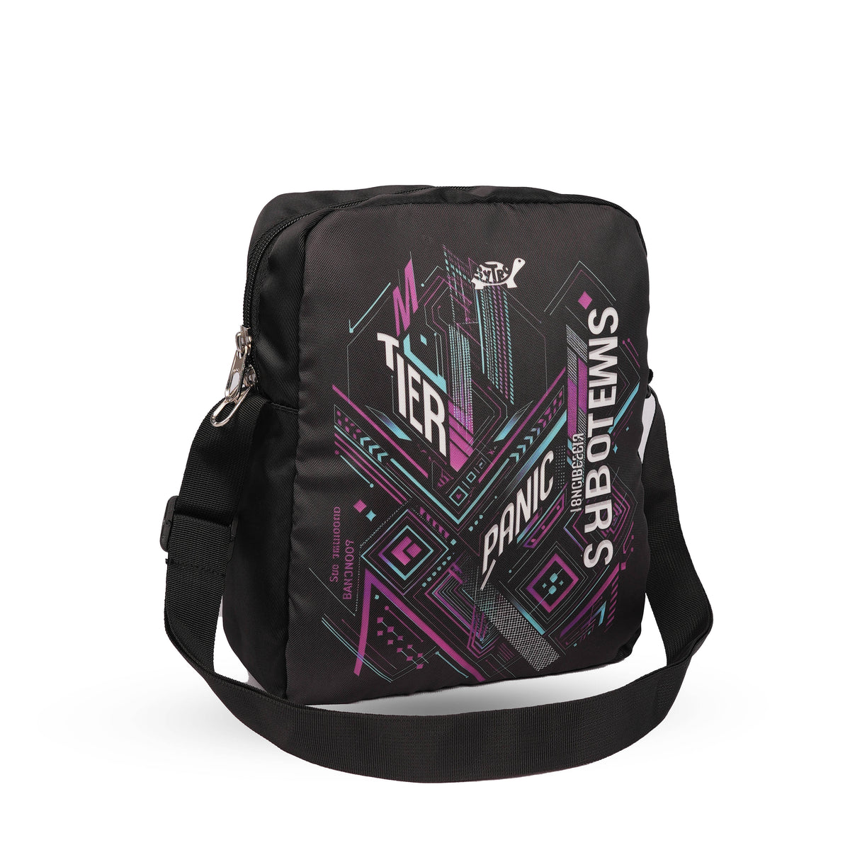 Sytro Cyber Grid Crossbody Bag