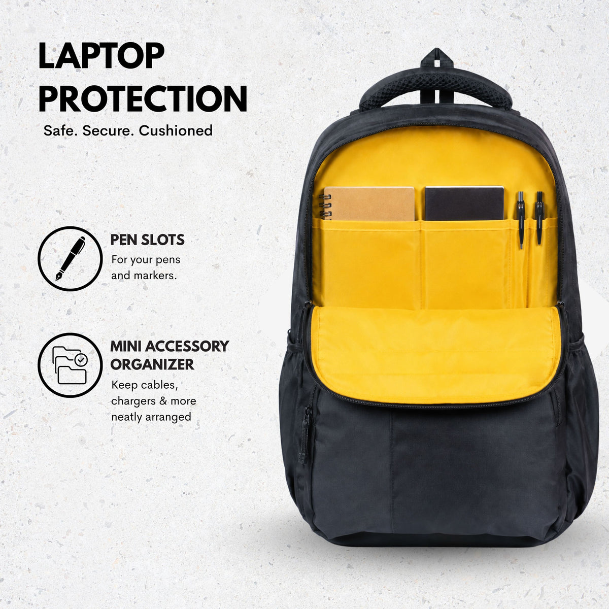 ShellX V.26 15.6 inch Laptop Backpack, 34L