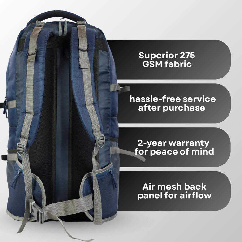 Sytro Shell Trexo 55L Trekking Backpack