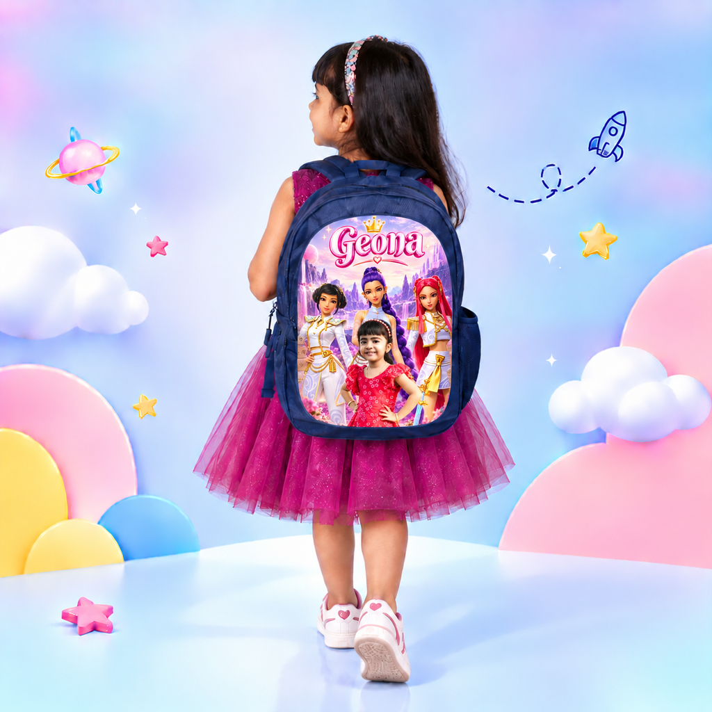 Popz  School Combo — 15L Bag + Lunch Bag + Pencil Pouch