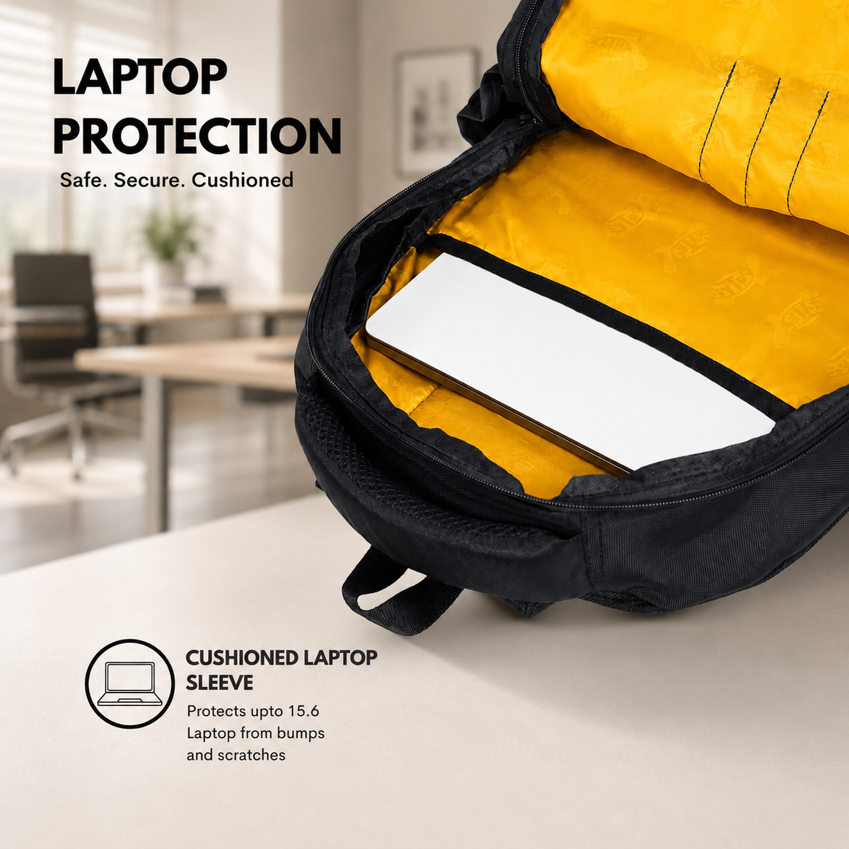 ShellX V.27 15.6 inch Laptop Backpack, 34L