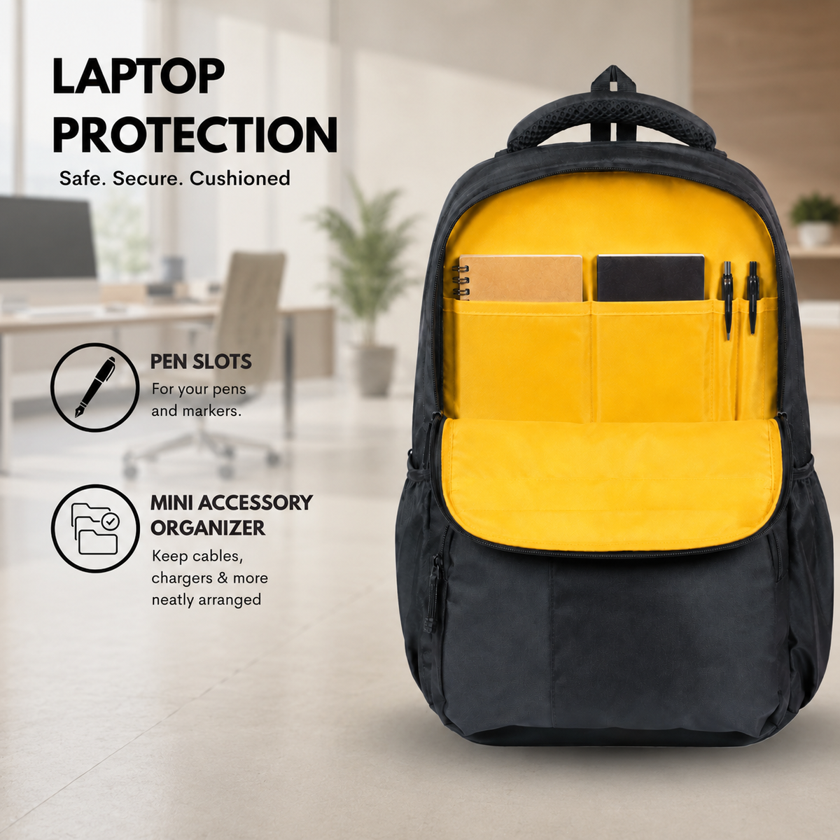 ShellX V.27 15.6 inch Laptop Backpack, 34L