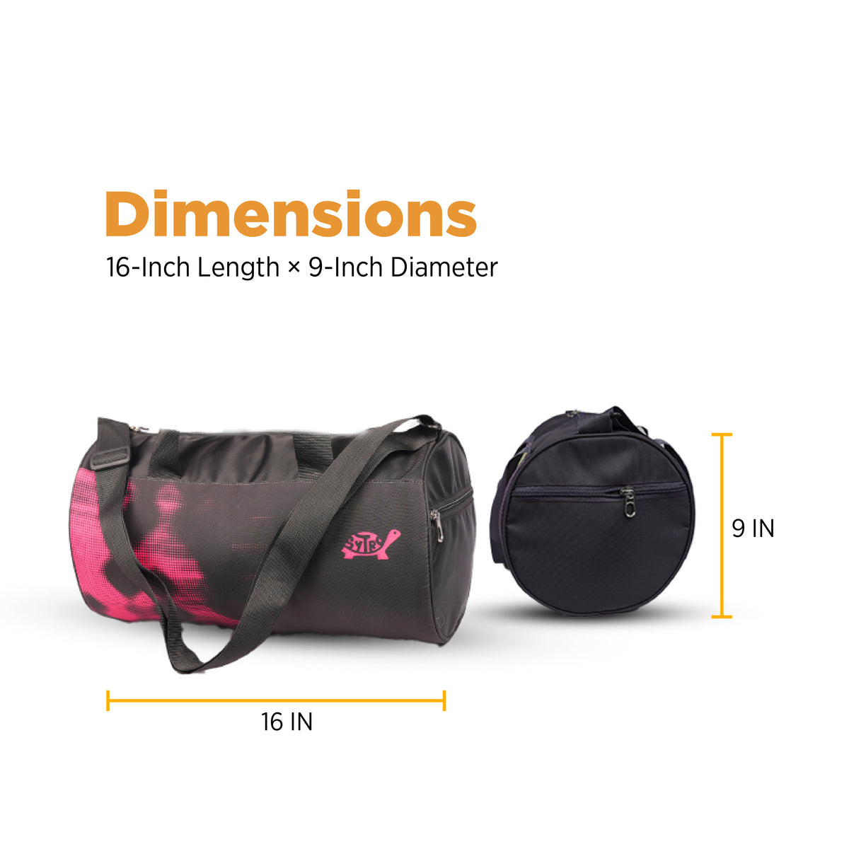 Sytro StriveX Duffle Bag – Black & Red