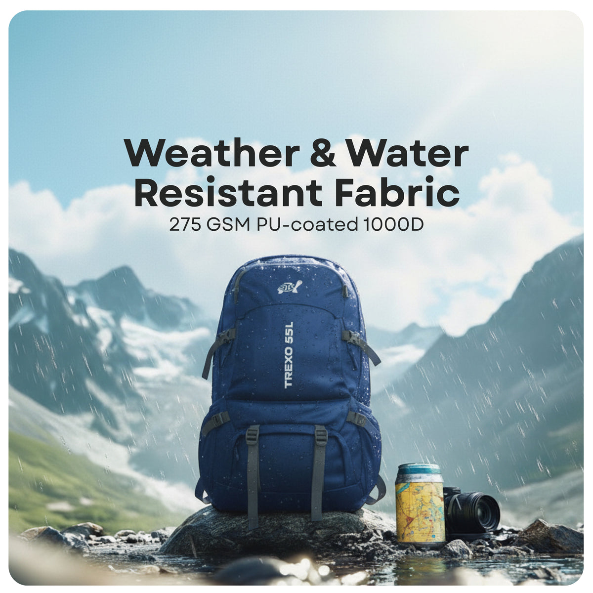 Sytro Shell Trexo 55L Trekking Backpack